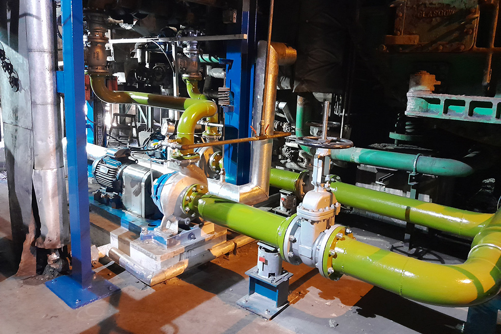 Pipework at British Steel